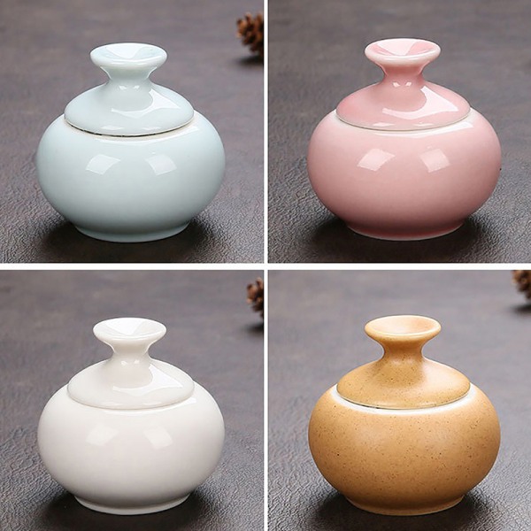 1 Stk Keramikk Spikerkopp Med Lokk Akrylpulver Keramikkkoppspiker Pink