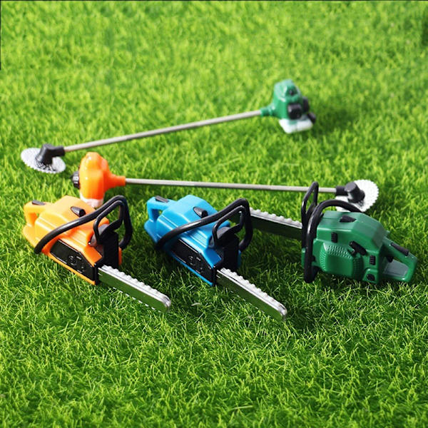 1Pc 1:12 Dukkehus Miniature Kædesav Plæneklipper Model Simulat 03