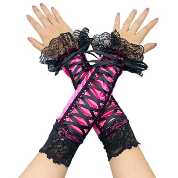 Kvinder Lace Handsker Albuelængde Handsker Rib A6 2c67 | A6 | Fyndiq