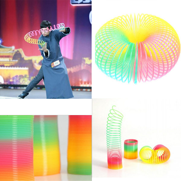1 stk Magic Plastic Rainbow Springs Sprett Barn FunToy
