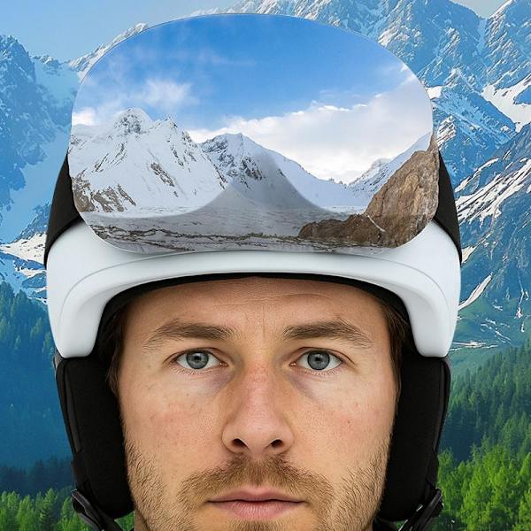 Elastisk skibrilledæksel ridsefast støvtæt snowboardbrille E