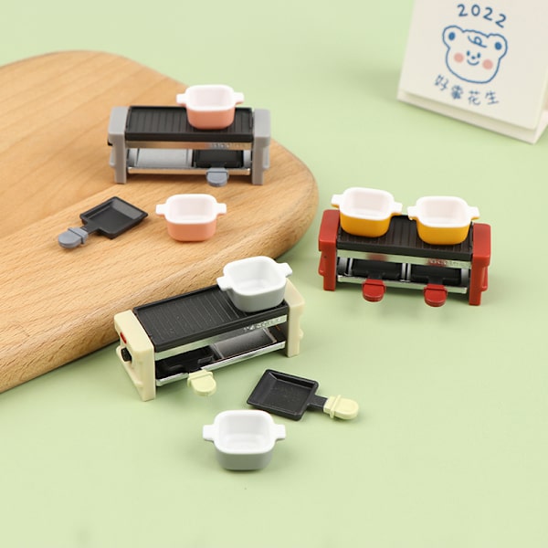 1:12 Dukkehus Mini Decoration Simulering Barbecue hine Model K Red