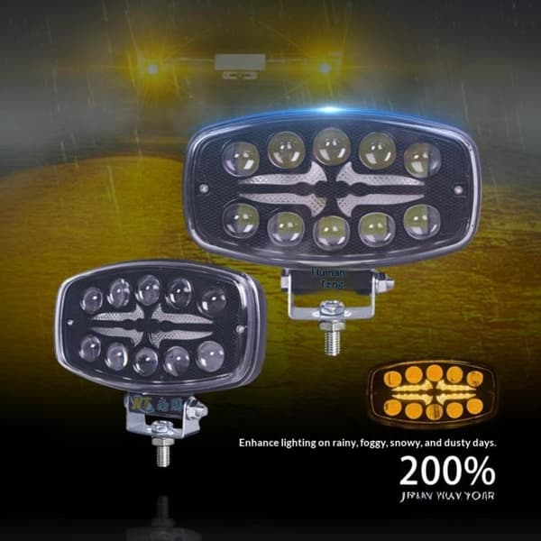 Høyeffekts LED-spotlight 7 tommers lastebiltaklys frontlys ekstern