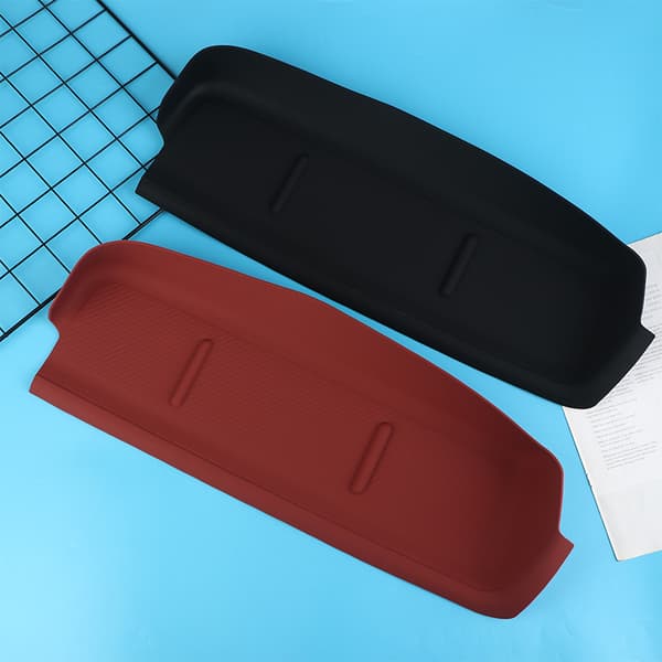 For 24-26 Front Passasjer Dashbord Silikon Beskyttelsespute Bil Red