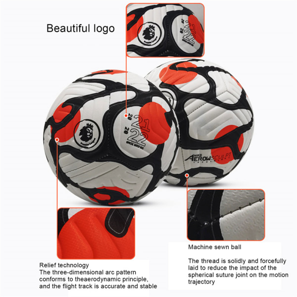 Uudet 2022 Match Soccer Ball Laadukkaat jalkapalloharjoituspallot A5