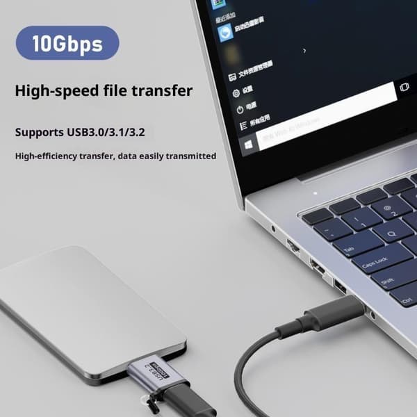 1 st USB C till Micro B-adapter USB3.0 Typ C hona till Micro B C A2