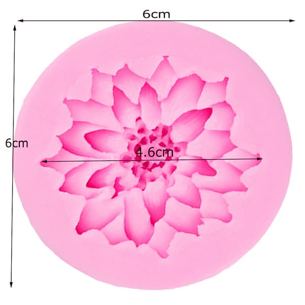 Lotus blomst silikone fondant kageforme chokoladeform til ba
