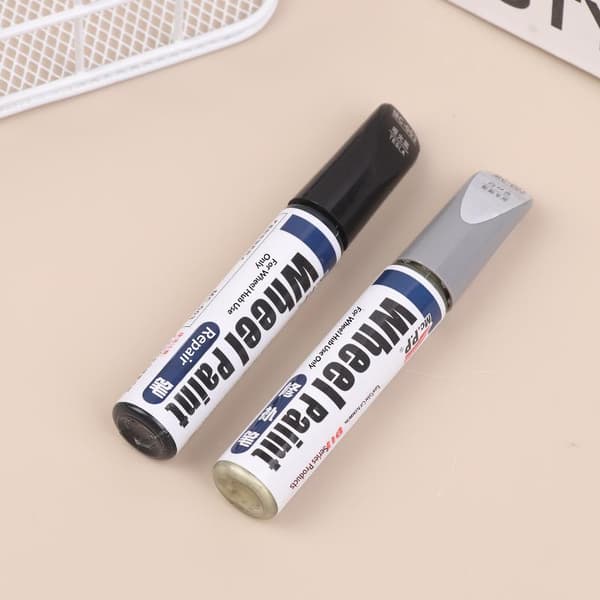 12 ml aluminiumsfælg renoveringsmaling pensel hjulspray Silver