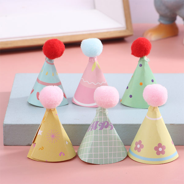 10 stk Minilue Bakekake Topper Dukkehuslue Bursdagslue Ch 4#-10Pcs