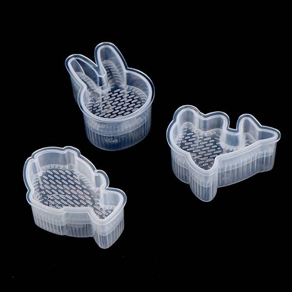 3 stk/sett Tegneserieform Risballform Sushirull Bento Press Mo 3Pcs