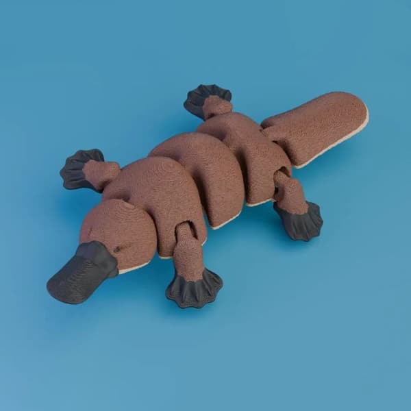 Flexibel Simulering Marin Djurprydnad 3D-printad Haj Ki A1