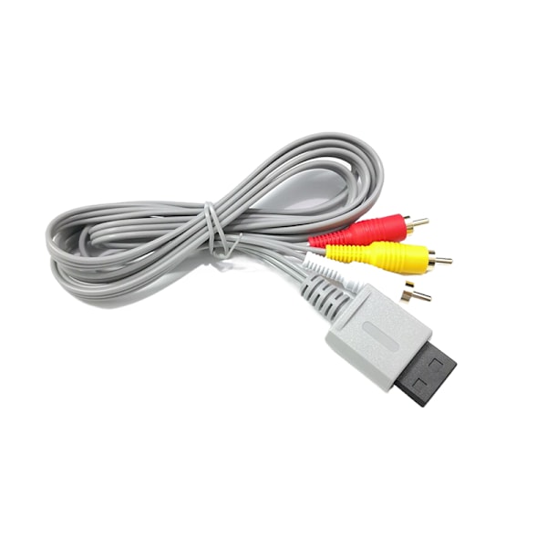 1,8m 3 RCA-kabel för Nintendo Wii-kontrollkonsol o Video AV