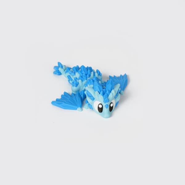 3D-printet e og Silly Dragon Fruit Drage og Drageegg Plas A2