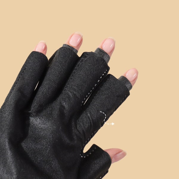 2 stk Anti UV-stråler beskyttende hansker UV-beskyttelse Strålingssikre  Black c37b | Black | Fyndiq