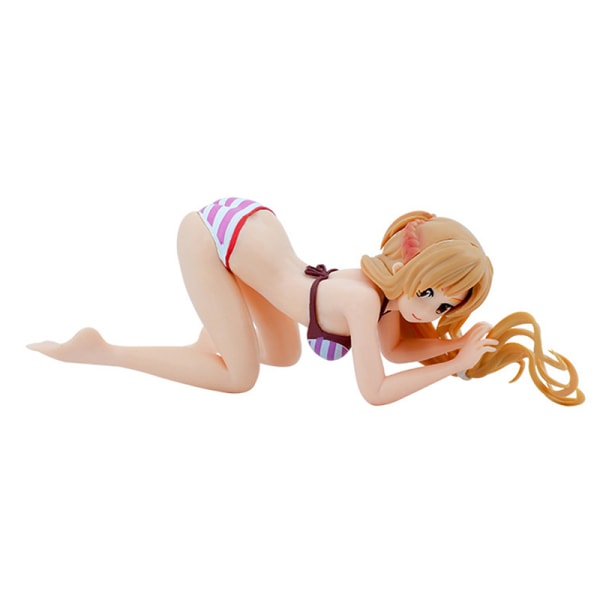 Anime Sword Art Online PVC Liggestilling Asuna Figur Mobil