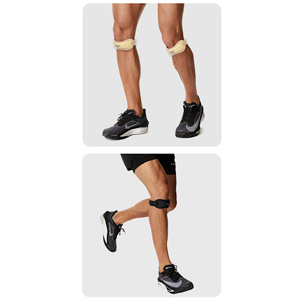 1 STK Patella Sene Knæstropper Black 1pcs