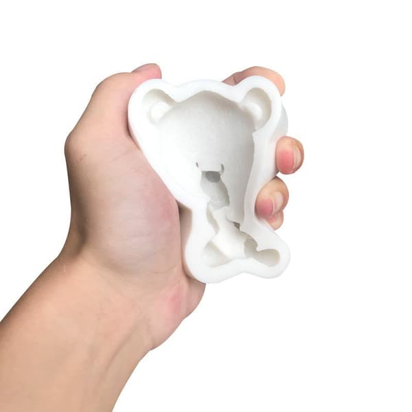 3D Bjørn Silikonform Kake Bake Dekorering Verktøy Sjokolade Ca A2