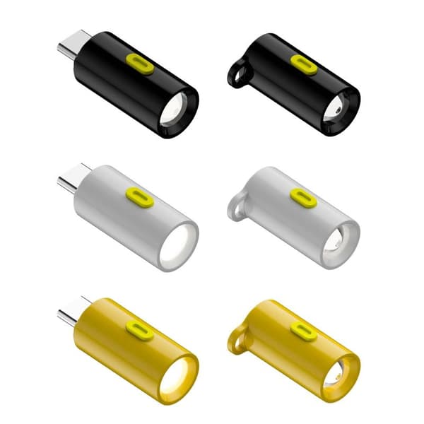 Type-C Mini-taskulamppu kaulanauhalla, Plug And Play USB C -hätävalo A3
