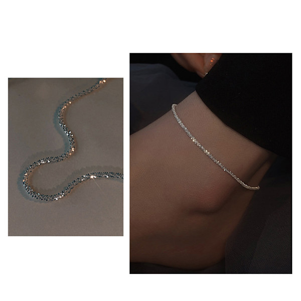 Sparkling Anklet Summer Temperament Light Luxury Niche Design S