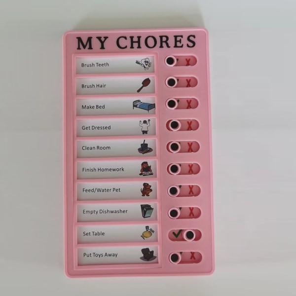Portable Chore Chart Memo Board DIY Message Home Travel Plannin A1