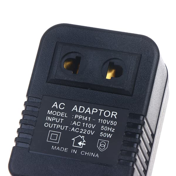 EU US Plug Step Down Transformer Adapter AC220V til 110V eller 110 EU 220 to 110V