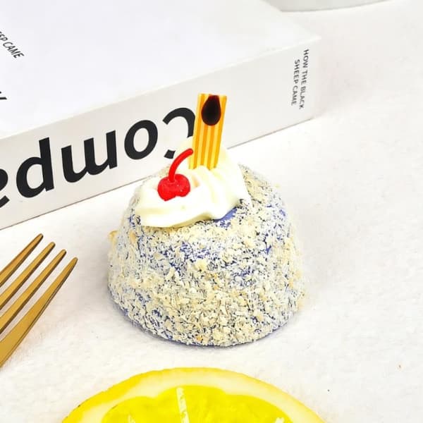 Nydelig simulasjonsdessertkake Leketøy Myke elastiske kakeleker A4