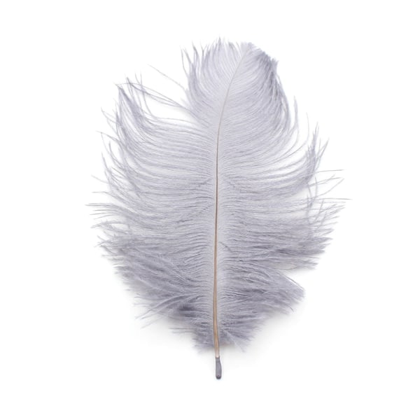 Nail Art Feather Display Stand Feather Decoration Colorful Phot Gray