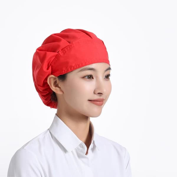 Åndbare polyester bomuldstrykte skrubbehætter til hospitalssygeplejersker A29