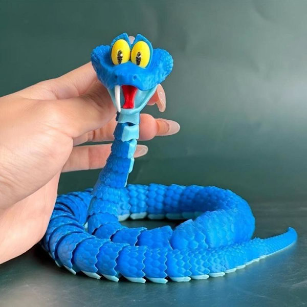 Zootopia 2 Gary Orm 3D-printad ledad modellleksak rörlig 68cm