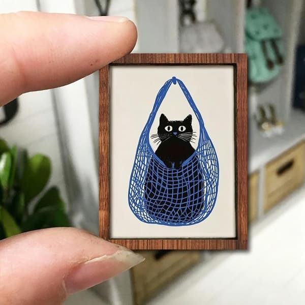 Stjernenattkatter Mini Kunsttrykk A2