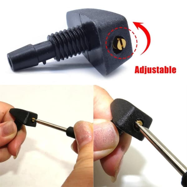2 stk/sett Bil Universal Frontrute Vindusvisker Dyse Jet Spray 2pcs