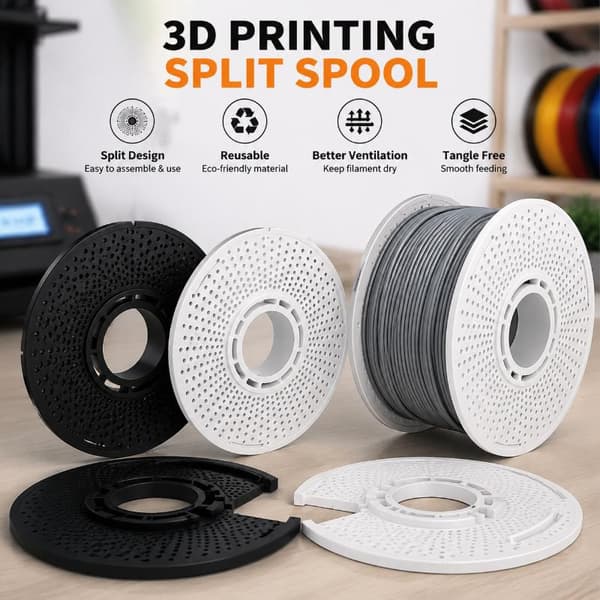 3D Printer PLA Filament Lav Vridning Glat Udskrivningsydelse Til Black