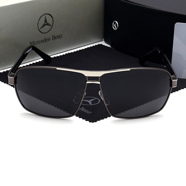 Benz aurinkolasit Fashion Miesten Polarisoitu Peili Classic Metal E 3