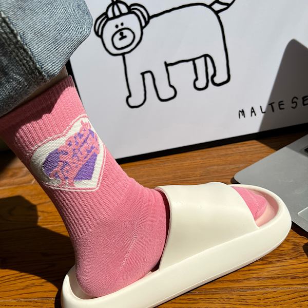 Sukat Naisten kevään ja syksyn Retro-persoonallisuuden keskiputken sukat A2
