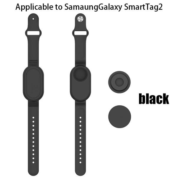 Veske til Galaxy SmartTag 2 myk silikonrem Armbånd Protec A1