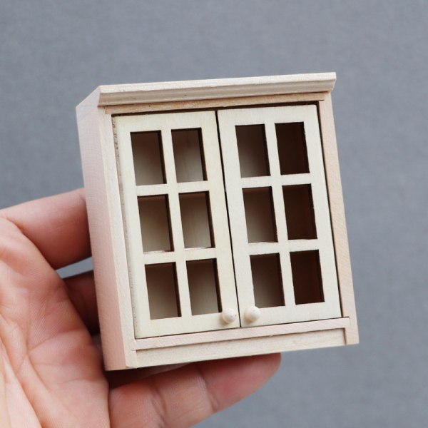 1:12 Nukkekodin miniatyyri seinäkaappi Riippuva säilytyskaappi