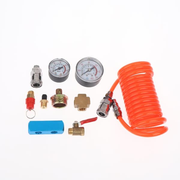 1 stk. lille gaslagertank trykadapter reformeret oppustelig PU spring trachea