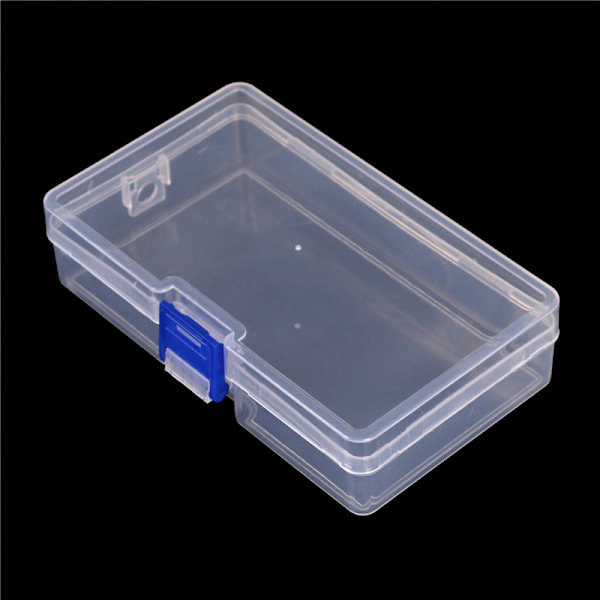 Plast klare deler Oppbevaringsboks Smykker Craft Container Organiz