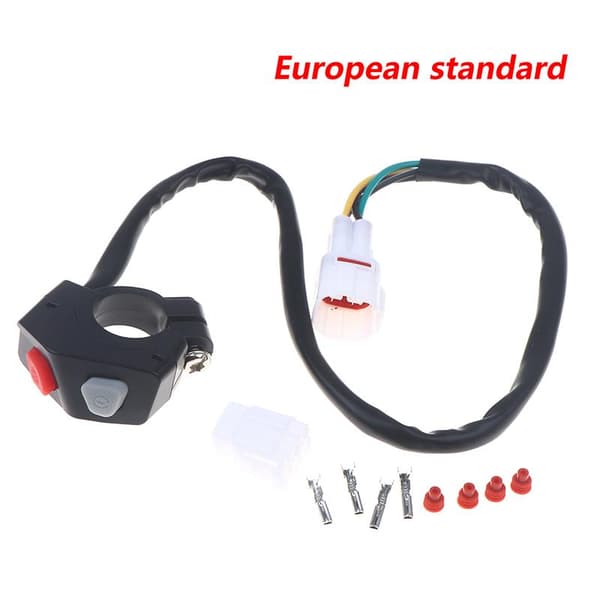 Motorcykel Start Kill Switch Tænding Tænd/Sluk Kontrolknap Til 1PC