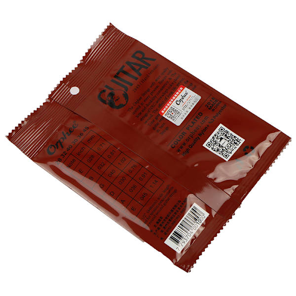 6 st/lot nylon + 3 % polyester klassisk gitarrsträng NX35-C Colo