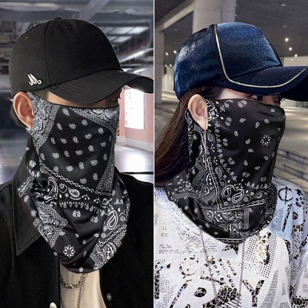 1Pc Fashion Punk Mask For Men Kvinner Sommer Ansiktshals UV Protec 5