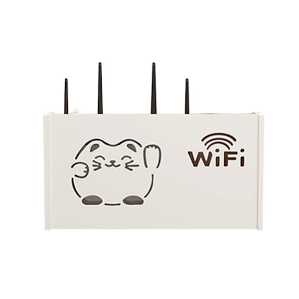 Trådløs Wifi Router Oppbevaringsboks Stue Stikkontakt Wifi Decora B