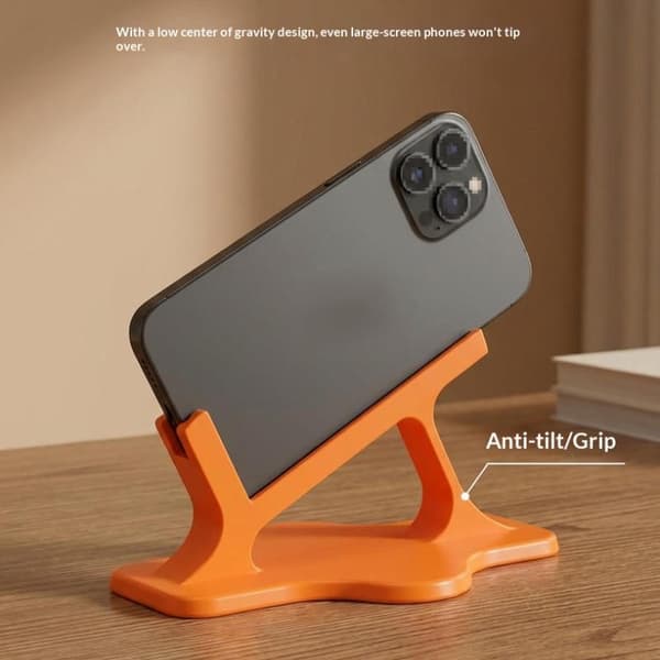 2 stk. sengs doven telefonholder til sideliggende stabil ergonomisk telefon A2
