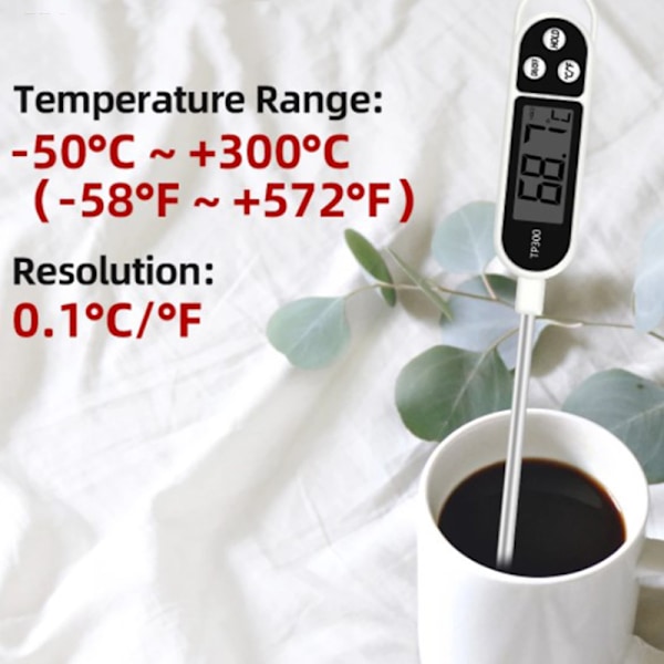 1 st digital kötttermometer för grillning, elektronisk matlagningstermometer