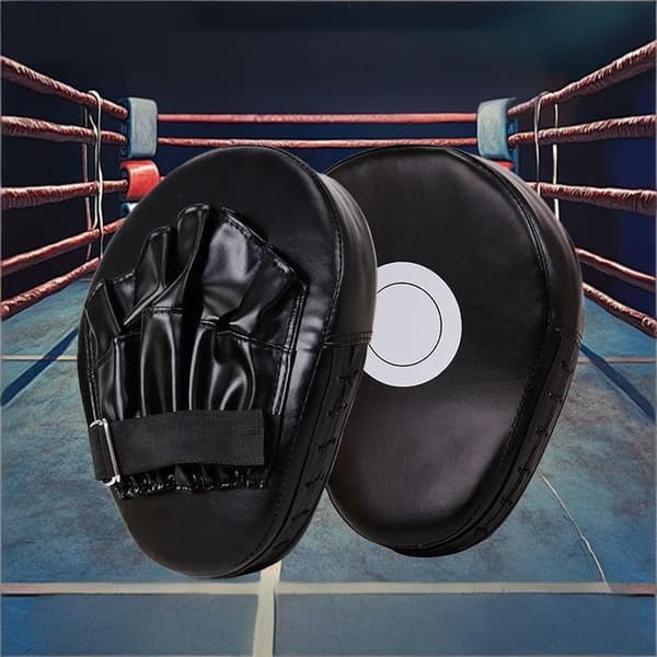 Professionelle boksehandsker buede MMA Muay Thai håndmål Blue