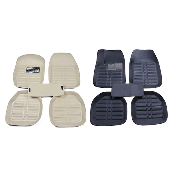 5st Auto Golvmattor Fotmattor Mattor Bil Styling För Duster Beige