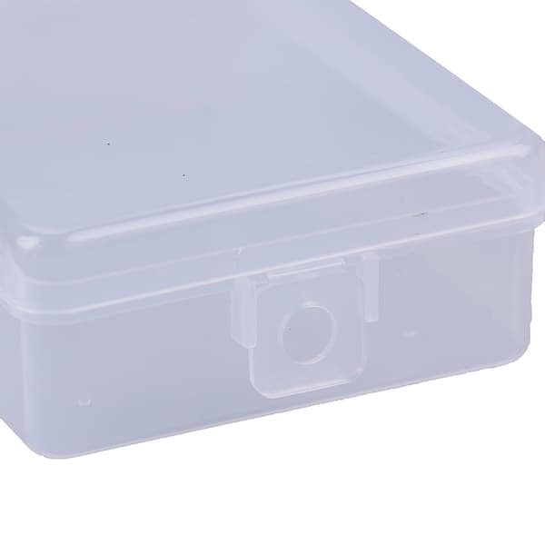 9cm*6.5cm*3cm Transparent Plastboks Klar Firkant Mult