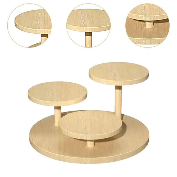 Puinen esittelyteline - monikerroksinen keräilyhahmon pidike 1pc