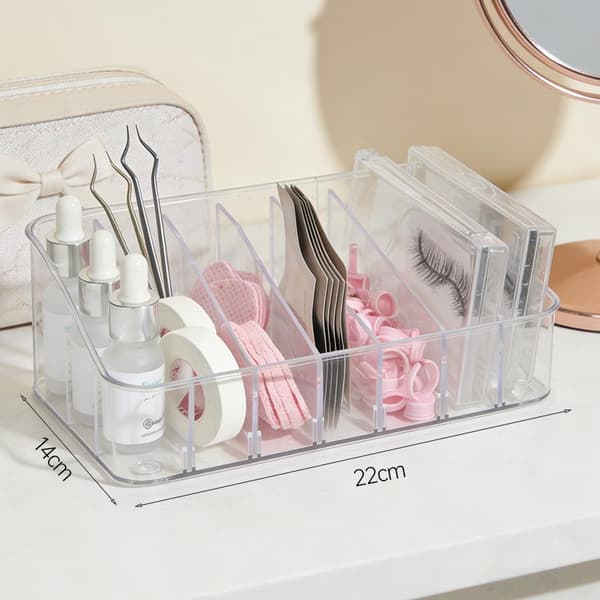 Øjenvippeforlænger Organizer Makeup Opbevaringsboks Til Håndværk Kosmetik