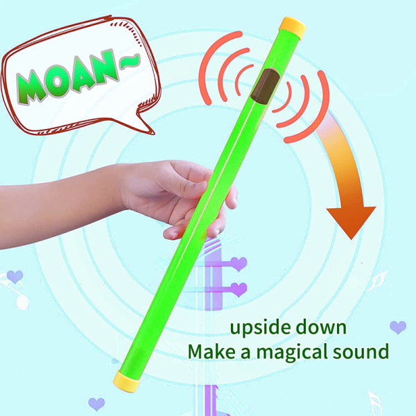 1 stk Shake prutte Tube Groan Tube Tricky Prank Funny Noise Make Blue